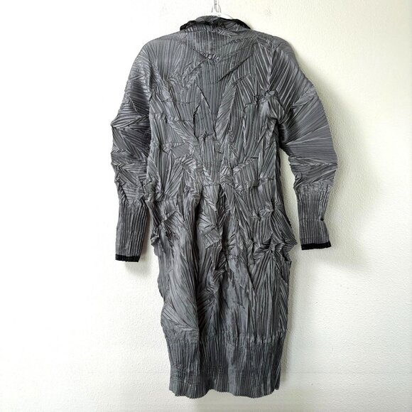 Ray Harris London Crinkle Twist Dress Size OS One Size Artsy Mock Neck - Picture 4 of 11